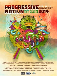 PROGRESSIVE NATION AT SEA 2014 EB POSTER