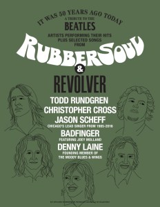 It Was 50 Years Ago Today Rubber Soul Revolver Ad Mat Green NEW med res
